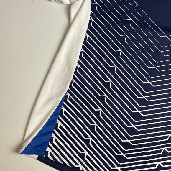 Puma Italia FIGC Soccer Jersey Men Large Blue Stripes Dry Cell Italy - Picture 4 of 12